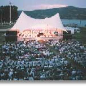 a large white building